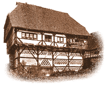 Foto:1953/1955 mit Bodman'scher Torkelhausverzierung (18. Jahrh.)